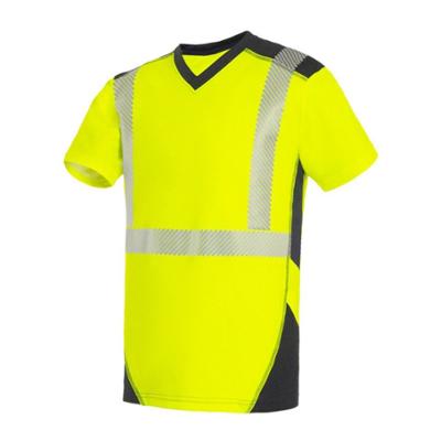 TEE SHIRT JAKARTA JAUNE/MARINE M