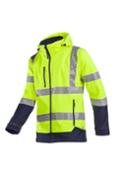 VESTE SOFTSHELL HV LAMINEE JAUNE