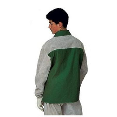 VESTE SOUDEUR CROUTE PT DOS VERT S