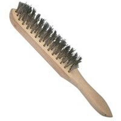 BROSSE METAL MANCHE INOX 4R