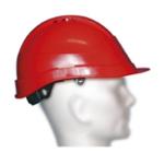 CASQUE KARA ROUGE VISIERE COURTE