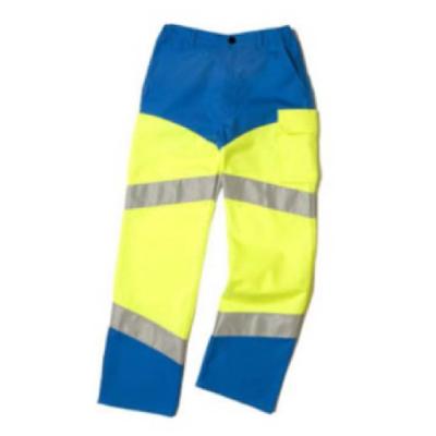 PANTALON HV FLUOPRO JAU/AZUR T5