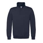 SWEAT B&C ID4 COL1/2 ZIP MARINE