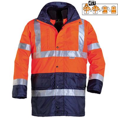 PARKA HV HIWAY 4EN1 ORANGE/MAR. M