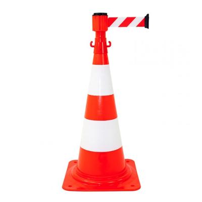 CONE PVC 75CM AVEC DEROULEUR