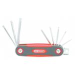 JEU 8 CLES MALES TORX PERCEES