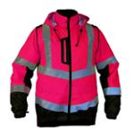 BLOUSON HV ILONA3 ROUGE/NOIR 3XL