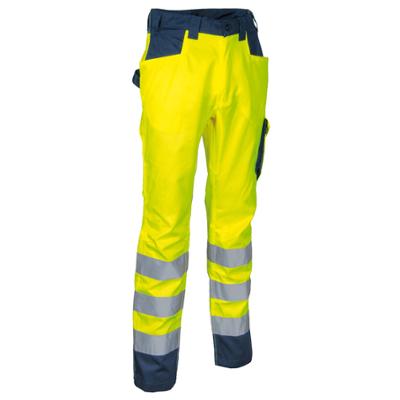 PANTALON HV UPATA JAUNE/MARINE T38