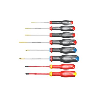 JEU DE 8 TOURNEVIS ISOLÉS PH-PZ
