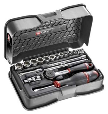 COFFRET DOUILLE 1/4' 6PANS MM