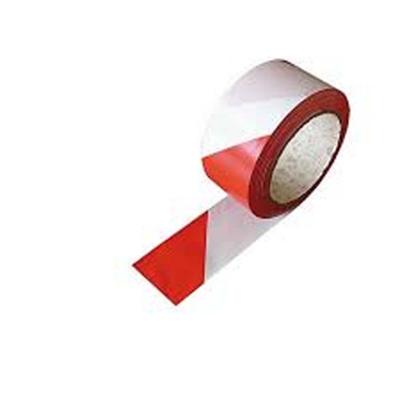 RUBAN SIGNAL L.50X100M ROUGE/BLANC