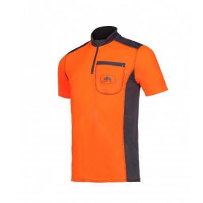 TEE SHIRT TECHNIQUE MC ORA/GRIS S