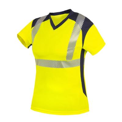 TEE SHIRT BAHIA JAUNE/MARINE S