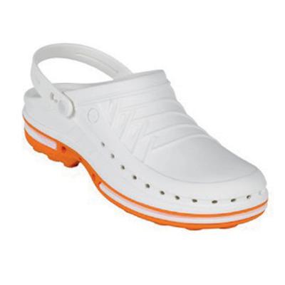 SABOT BLOC BLANC/ORANGE P35/36