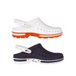 SABOT BLOC BLANC/ORANGE