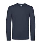 TEE SHIRT B&C EXACT190 ML NAVY