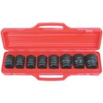 COFFRET DE 8 DOUILLES A CHOCS 3/4"