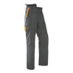 PANTALON ANTI COUPURE VERT/ORANGE