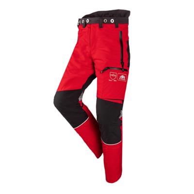 PANTALON ANTI COUPURE ROUGE/GRIS XS