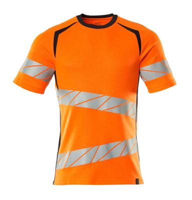 TEE SHIRT HV MC ORANGE/MARINE S