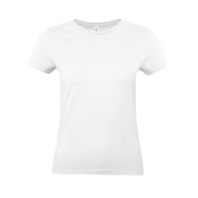 TEE SHIRT B&C E190 FEMME BLANC S