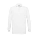 POLO ML SAFRAN BLANC