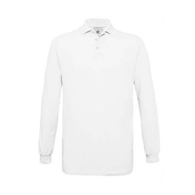 POLO ML SAFRAN BLANC S