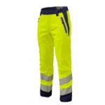 PANTALON SOFTSHELL JAUNE/MARINE