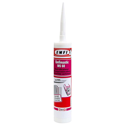 MASTIC COLLE MS60 NG 290ML BLANC