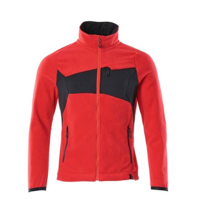 VESTE POLAIRE ROUGE/NOIR XS