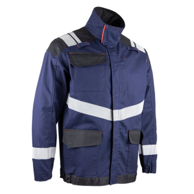 VESTE ATEX PEPITE MARINE/NOIR T2