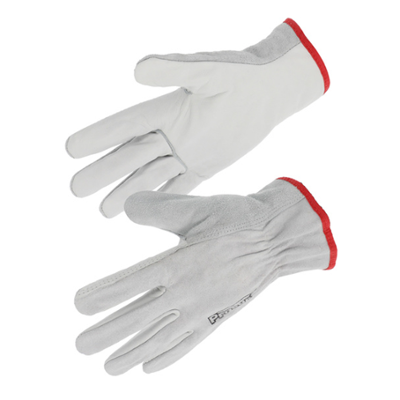 GANT CUIR FL/CR BOVIN BLANC T  8