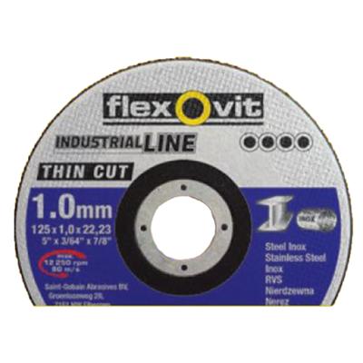 DISQUE FLEXO TRONC. 125X1,6 AC/IN