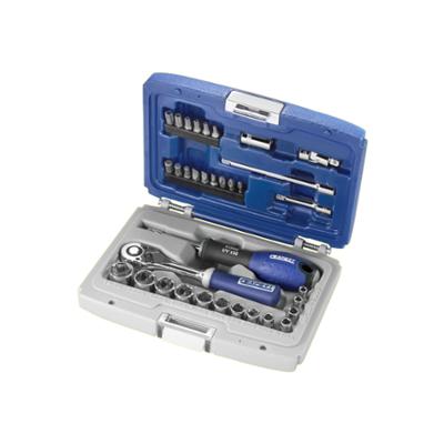 COFFRET DOUILLES 1/4'  6P 35 PIÈCES