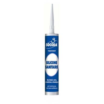 MASTIC SILIRUB AS 310ML SANIT BLANC