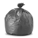 SAC POUBELLE PLASTIQUE NOIR 100L