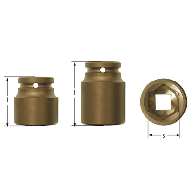 ATEX DOUILLE IMPACT 6PANS 1/2 19MM